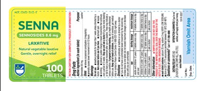 191r Rite Aid Laxative Senna Tablets Bottle Label 100s